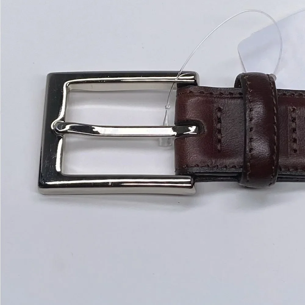 Saks Fifth Avenue Brown Leather Belt size 44